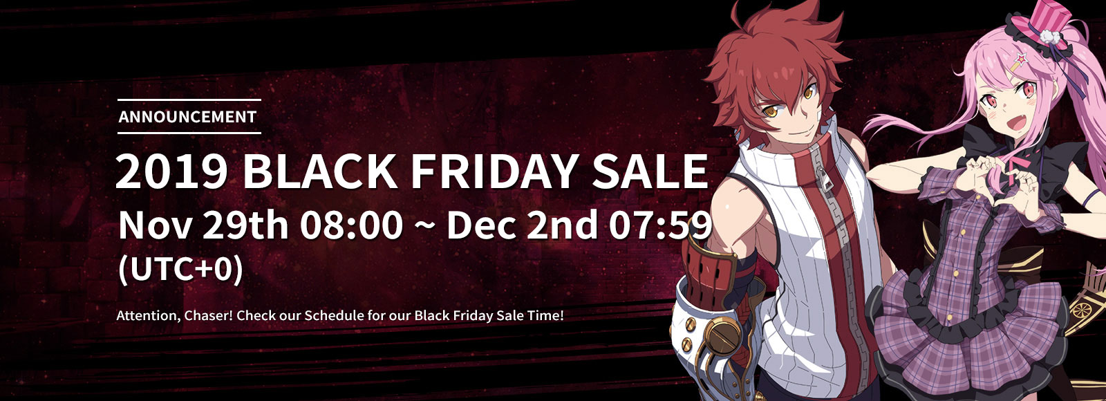 2019 Black Friday Sale (Nov 29th – Dec 2nd UTC)